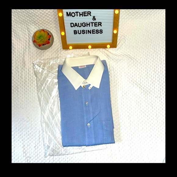 Brooks Brothers Other - Vtg Brooks Brothers Makers 16.5-4 light blue long sleeve shirt White Collar Rare